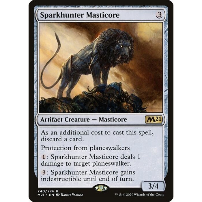 Magic: The Gathering Sparkhunter Masticore (240) Lightly Played