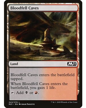 Magic: The Gathering Bloodfell Caves (243) Lightly Played