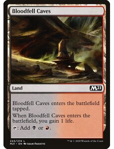 Magic: The Gathering Bloodfell Caves (243) Near Mint Foil