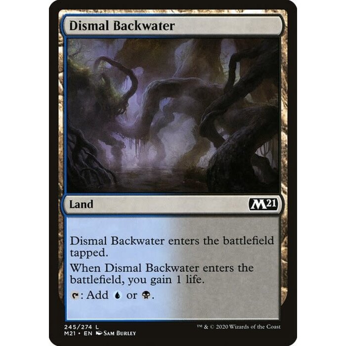 Magic: The Gathering Dismal Backwater (245) Lightly Played