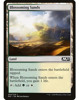 Magic: The Gathering Blossoming Sands (244) Lightly Played