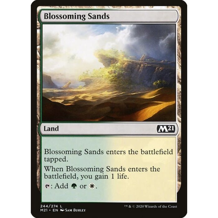 Magic: The Gathering Blossoming Sands (244) Lightly Played
