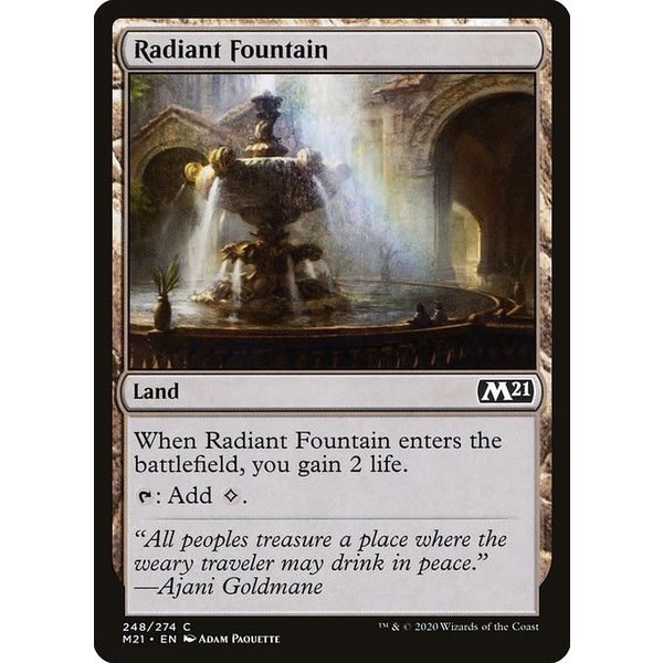 Magic: The Gathering Radiant Fountain (248) Lightly Played