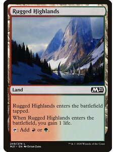 Magic: The Gathering Rugged Highlands (249) Lightly Played
