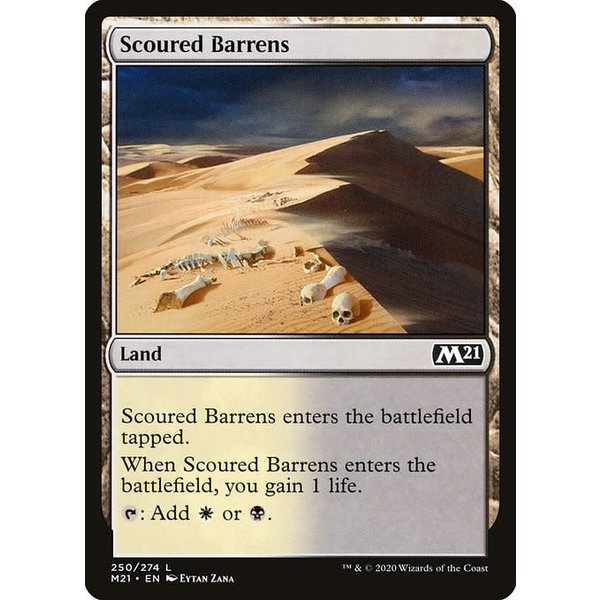 Magic: The Gathering Scoured Barrens (250) Lightly Played