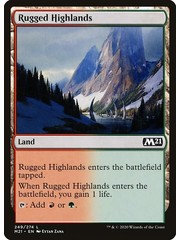 Magic: The Gathering Rugged Highlands (249) Near Mint Foil