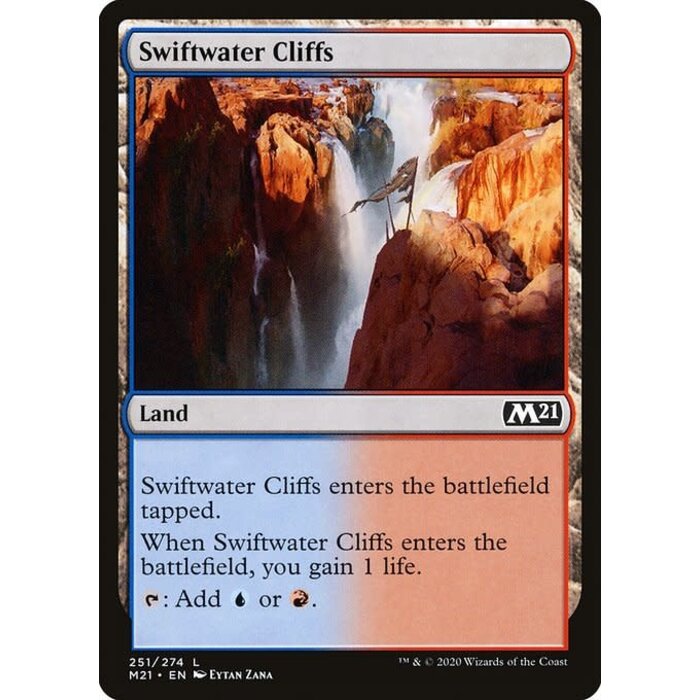 Magic: The Gathering Swiftwater Cliffs (251) Near Mint