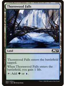 Magic: The Gathering Thornwood Falls (257) Near Mint