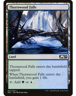 Magic: The Gathering Thornwood Falls (257) Near Mint