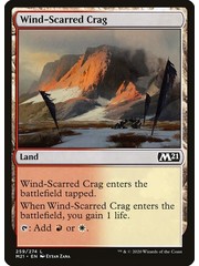 Magic: The Gathering Wind-Scarred Crag (259) Near Mint Foil