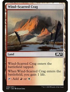 Magic: The Gathering Wind-Scarred Crag (259) Near Mint Foil