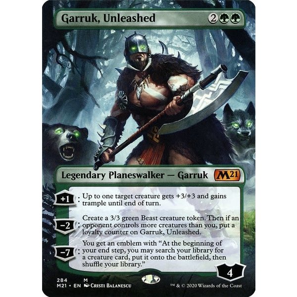 Magic: The Gathering Garruk, Unleashed (Borderless) (284) Near Mint
