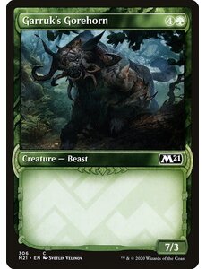 Magic: The Gathering Garruk's Gorehorn (Showcase) (306) Near Mint