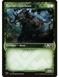 Magic: The Gathering Garruk's Gorehorn (Showcase) (306) Near Mint Foil