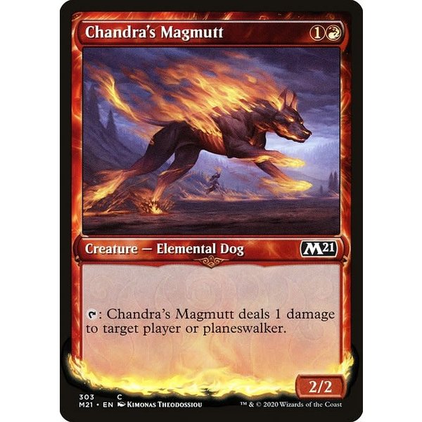 Magic: The Gathering Chandra's Magmutt (Showcase) (303) Lightly Played