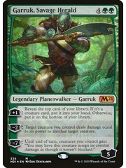 Magic: The Gathering Garruk, Savage Herald (336) Moderately Played Foil