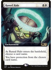Magic: The Gathering Runed Halo (Extended Art) (346) Lightly Played Foil