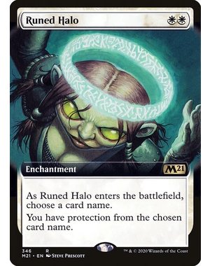 Magic: The Gathering Runed Halo (Extended Art) (346) Lightly Played Foil