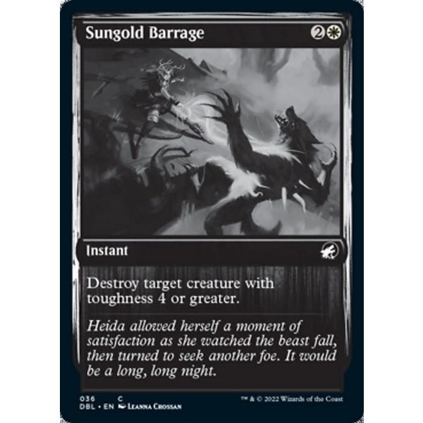 Magic: The Gathering Sungold Barrage (036) Near Mint