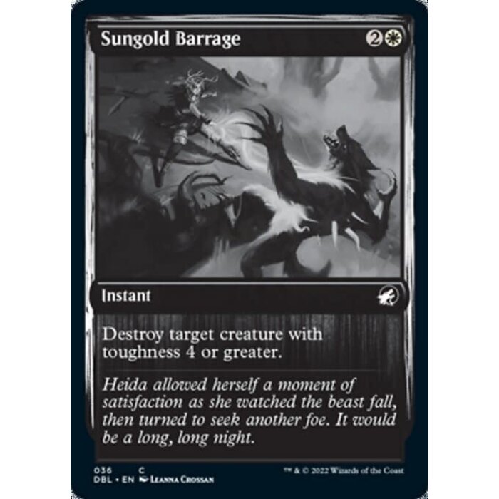 Magic: The Gathering Sungold Barrage (036) Near Mint