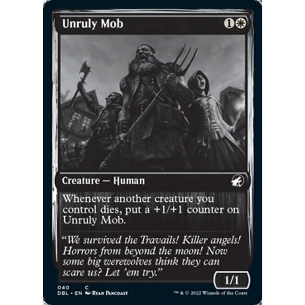 Magic: The Gathering Unruly Mob (040) Near Mint