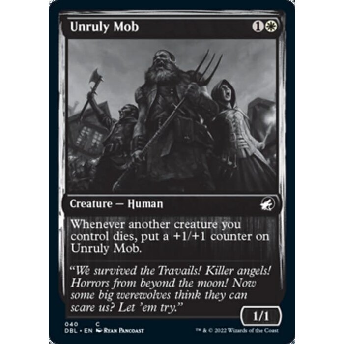 Magic: The Gathering Unruly Mob (040) Near Mint