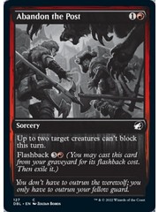 Magic: The Gathering Abandon the Post (127) Near Mint