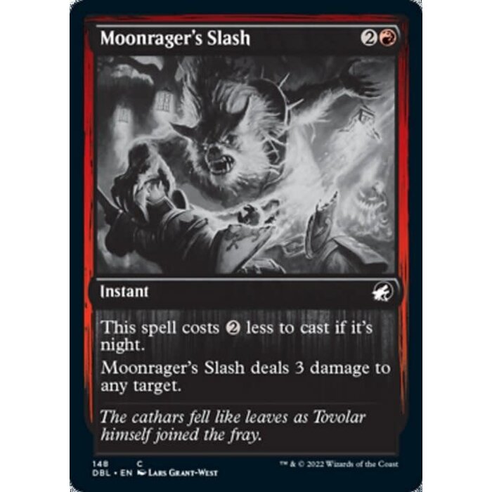 Magic: The Gathering Moonrager's Slash (148) Near Mint