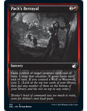 Magic: The Gathering Pack's Betrayal (153) Near Mint