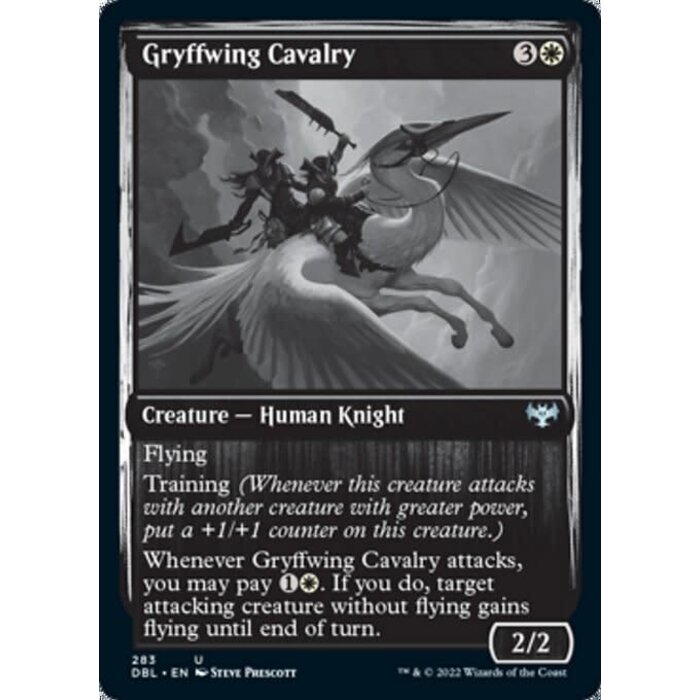 Magic: The Gathering Gryffwing Cavalry (283) Lightly Played Foil