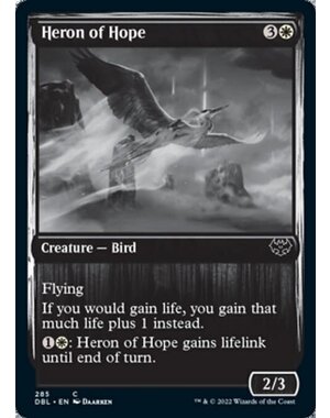 Magic: The Gathering Heron of Hope (285) Near Mint