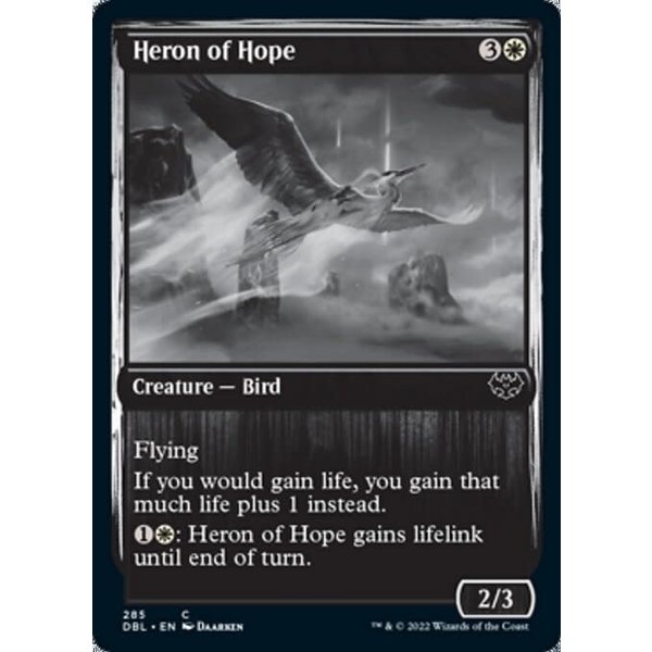 Magic: The Gathering Heron of Hope (285) Near Mint