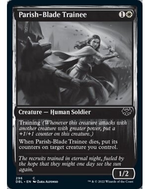 Magic: The Gathering Parish-Blade Trainee (296) Near Mint