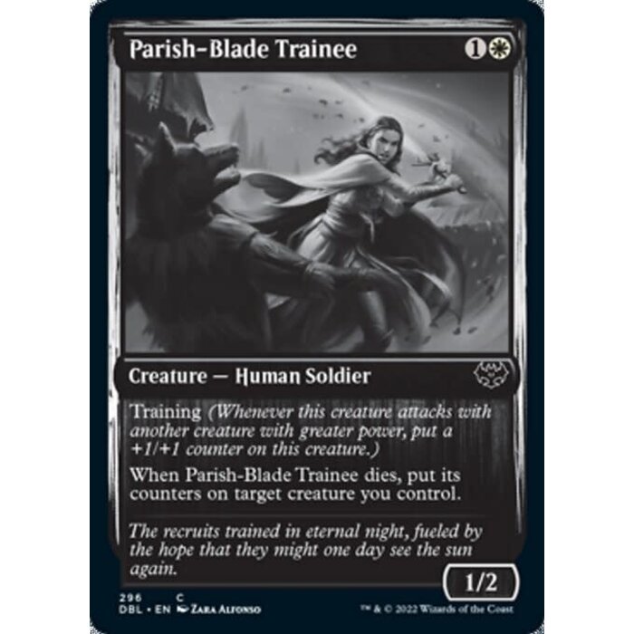 Magic: The Gathering Parish-Blade Trainee (296) Near Mint