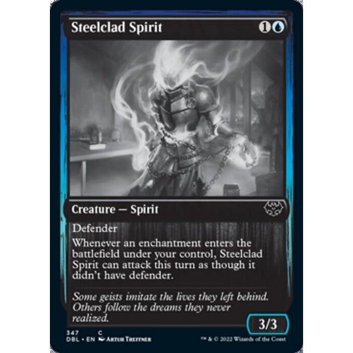 Magic: The Gathering Steelclad Spirit (347) Near Mint