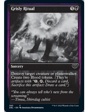 Magic: The Gathering Grisly Ritual (383) Near Mint