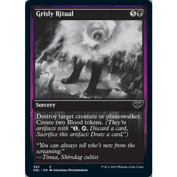Magic: The Gathering Grisly Ritual (383) Near Mint