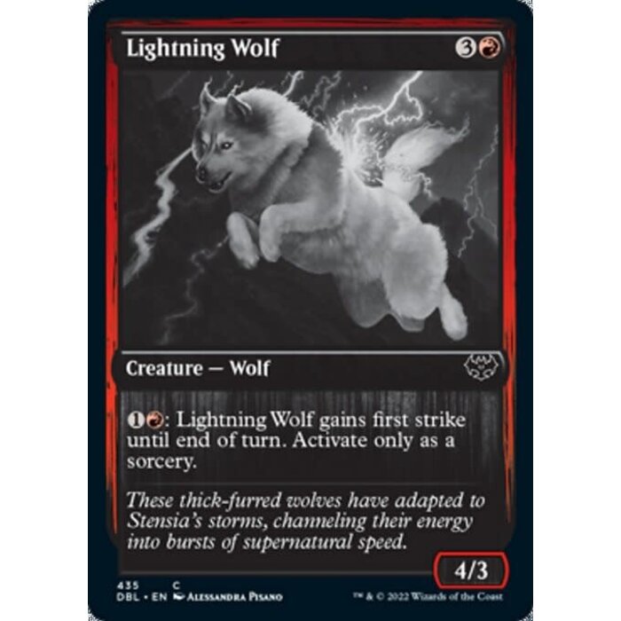 Magic: The Gathering Lightning Wolf (435) Near Mint