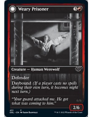 Magic: The Gathering Weary Prisoner (451) Near Mint