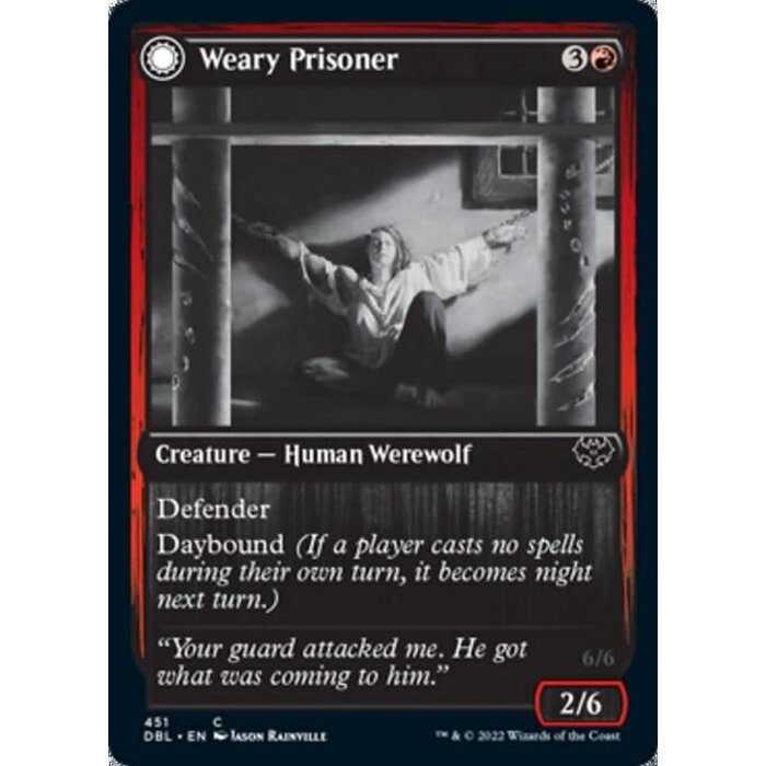 Magic: The Gathering Weary Prisoner (451) Near Mint