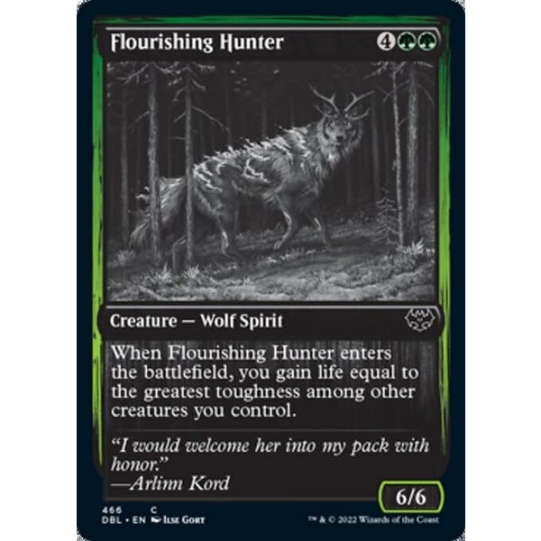 Magic: The Gathering Flourishing Hunter (466) Near Mint
