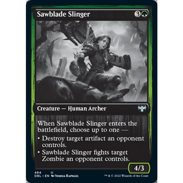 Magic: The Gathering Sawblade Slinger (484) Near Mint