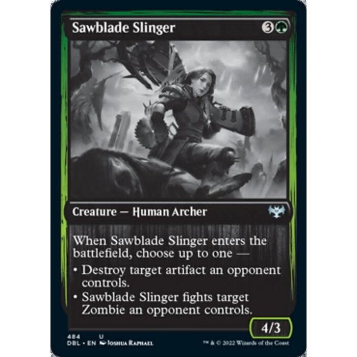 Magic: The Gathering Sawblade Slinger (484) Near Mint