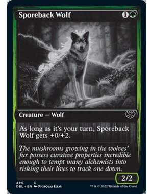 Magic: The Gathering Sporeback Wolf (490) Near Mint