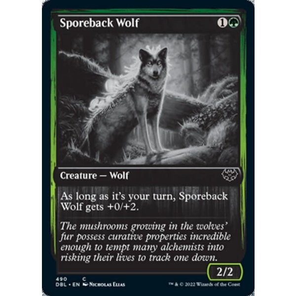 Magic: The Gathering Sporeback Wolf (490) Near Mint