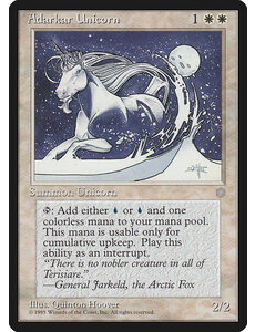 Magic: The Gathering Adarkar Unicorn (001) Lightly Played