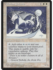 Magic: The Gathering Adarkar Unicorn (001) Moderately Played
