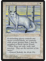 Magic: The Gathering Arctic Foxes (002) Moderately Played