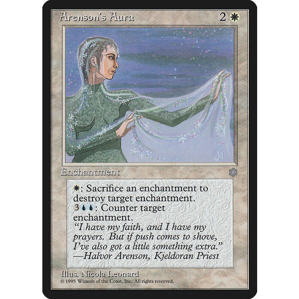 Magic: The Gathering Arenson's Aura (003) Moderately Played