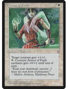 Magic: The Gathering Armor of Faith (004) Lightly Played
